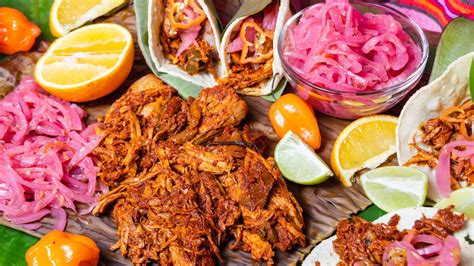   Cochinita Pibil! A Yucatan Specialty That Melts in Your Mouth with Every Tangy Bite!